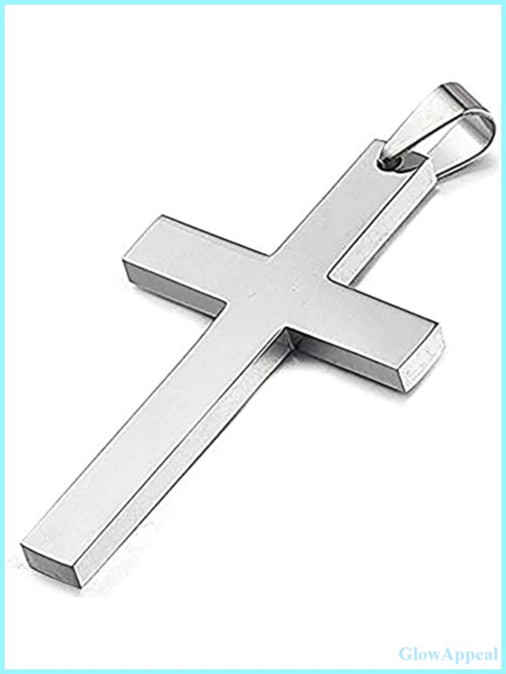 925 Sterling Silver Cross Necklace Pendant for Men Women